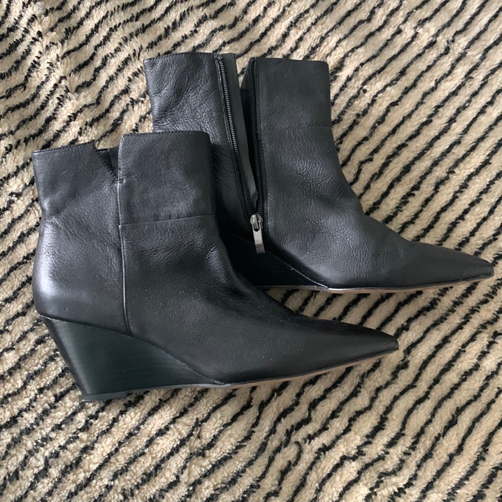 Franco Sarto wedge heel boots